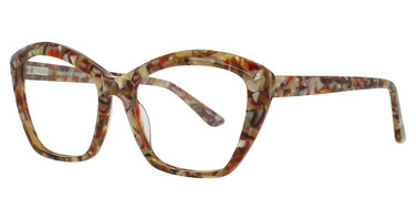 Paradox Eyeglasses P5099 Marbled Red/30