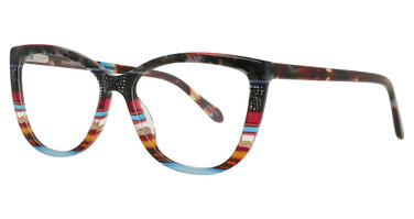 Paradox Eyeglasses P5101 Striped Black/90