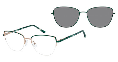 REVOLUTION Eyeglasses SERENA Green/GRN