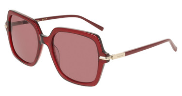 Ferragamo Eyeglasses SF2076S TRANSPARENT RED/616