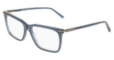 Ferragamo Eyeglasses SF3037 TRANSPARENT BLUE/432