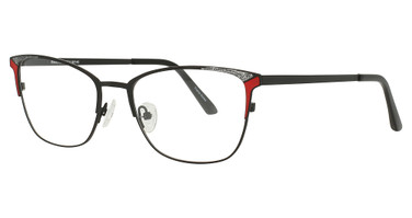 Encore Vision Eyeglasses INT265 Black/Red