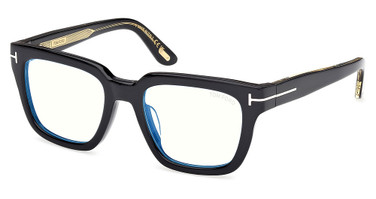 Tom Ford Eyeglasses FT6027-F-B shiny black/001