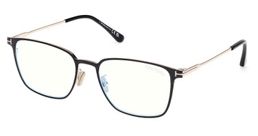 Tom Ford Eyeglasses FT6055-D-B shiny black/001
