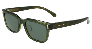 Ferragamo SF2043SLB TRANSPARENT GREEN/320