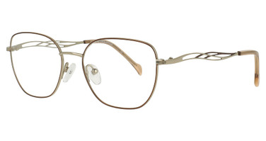 Elegante Eyeglasses ELT124 Light Brown/6