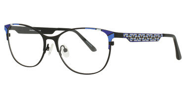 Encore Vision Eyeglasses Beaded Memories Black/Blue