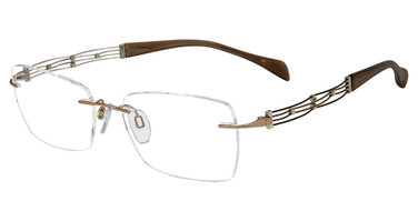 Line Art Eyeglasses XL 2187 Brown/BR