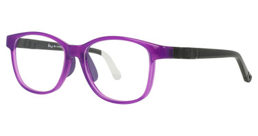 Indii Kids Eyeglasses INF501-SPLASH CRYS PURP BLACK/C1