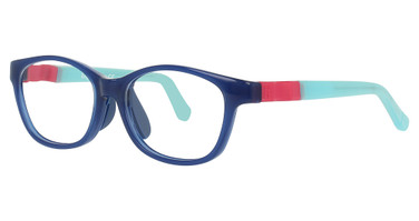 Indii Kids Eyeglasses INF506-SPRING CRYS NAVY/GLO TURQ/C1