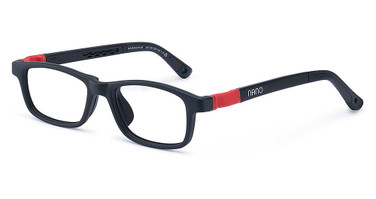 Nano Eyeglasses CREW CF 3.0 MATTE BLACK RED/01