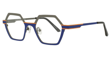 Encore Vision Eyeglasses RN620 Grey/Navy/Orange