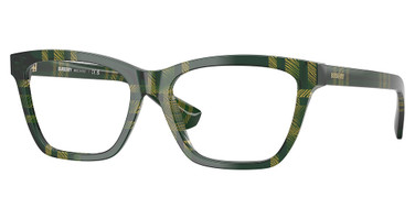 Burberry BE2440F CHECK GREEN/4169