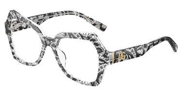 DOLCE & GABBANA Eyeglasses DG3429 BLACK LACE/3287
