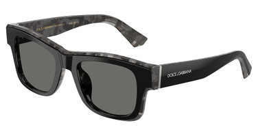 DOLCE & GABBANA Eyeglasses DG4515 BLACK ON GREY HAVANA/3403/1