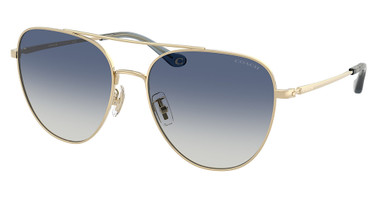 COACH Eyeglasses HC7182 CBZ89 SHINY LIGHT GOLD/90054L