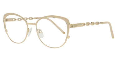 DICAPRIO Eyeglasses DC393 Beige Gold