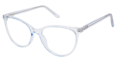 London Fog Eyeglasses London Fog 624 Crystal Blue