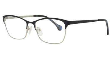 Continental Optical Imports Eyeglasses Fregossi 1047 Blue/Silver