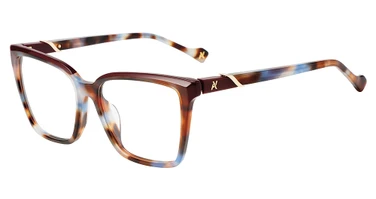 Yalea Eyeglasses VYA185 BROWN BLUE HAVANA