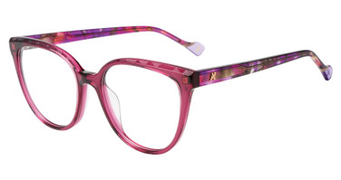 Yalea Eyeglasses VYA201 SHINY TRANSPARENT VIOLET