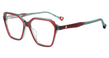 Yalea Eyeglasses VYA203 RED/GREEN TOP