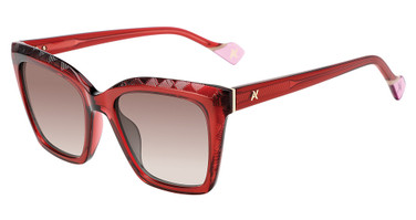 Yalea Eyeglasses SYA221 SHINY TRANSPARENT BRICK