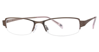 Daisy Fuentes Eyeglasses Daisy Fuentes Clarisa Satin Brown/186