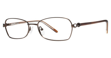Genevieve Paris Design Eyeglasses Ida matte brown