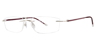 Invincilites By Zyloware® Eyeglasses Invincilites Sigma O Silver/Merlot/106