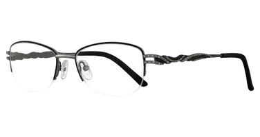 Konishi Eyeglasses KONISHI KF8459 Black/Silver/C1
