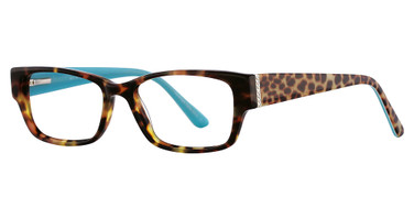 Vavoom/Vivian Morgan Eyeglasses 8053 Tortoise/Turq Cat