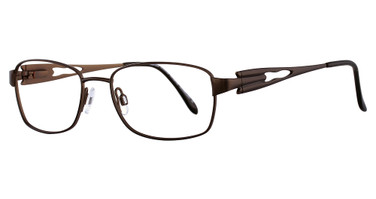 Easyclip Eyeglasses EC358 Satin Dark Brown/10