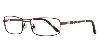 Easytwist Eyeglasses ET967 Satin Chocolate & Silver/10