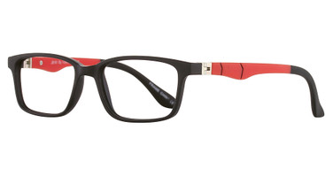 Jelly Bean Eyeglasses JB161 Black/Red/3