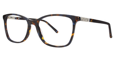 Modern Art Eyeglasses A384 blue tortoise