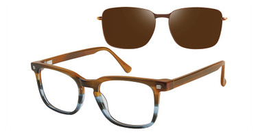 REVOLUTION Eyeglasses LIDO BROWN/BRN