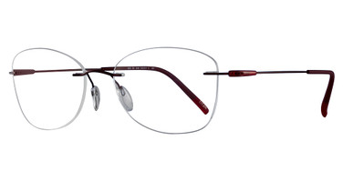Silhouette Eyeglasses 5500 BD Cherry Red/3040