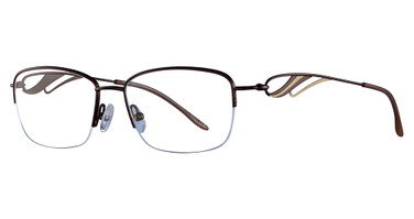Takumi Eyeglasses TK980 Satin Dark Brown & Gold/10