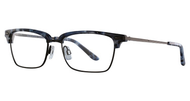 Takumi Eyeglasses TK1052 Demi Blue & Black/50