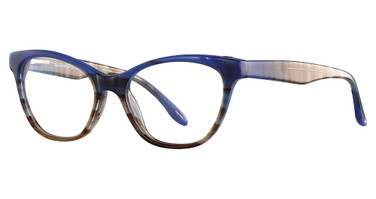 Takumi Eyeglasses TK1051 Marbled Blue & Brown/50