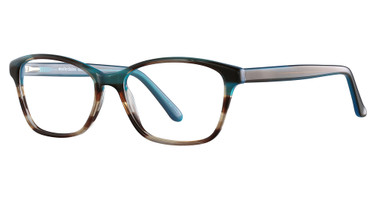 Marie Claire Eyeglasses 6232 Teal Brown