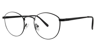 Modern Metals Eyeglasses Around Matte Black