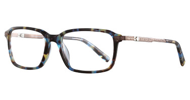 Takumi Eyeglasses TK1062 Amber & Blue Marbled/10