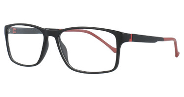 club level designs Eyeglasses CLD9267 Black/Red/C-3