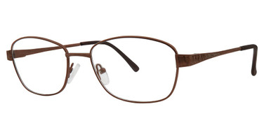 Modern Metals Eyeglasses Create brown