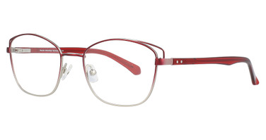 Takumi Eyeglasses TK1107 Satin Red & Silver/30
