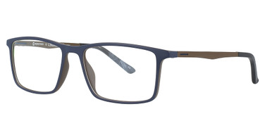 Eyecroxx Eyeglasses EC539UD Mat Blue Brown/C3