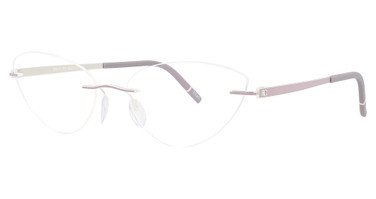 Silhouette Eyeglasses 5529 HE rhodium/heather violet/4000