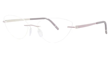 Silhouette Eyeglasses 5529 HE rhodium/heather violet/4000